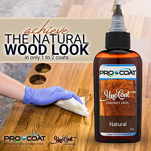 UnoCoat Hardwax Uroil Color Samples - Made in USA - Advanced Wood Grain Treatment for Indoor Applications, Urethane-Modified Hard Wax Oil, for Any Wood Species - 2 oz / 59 ml - Old Barrel