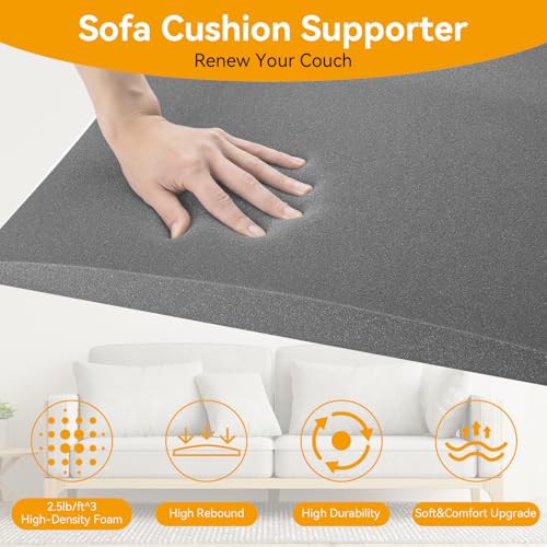 24" x 20" Couch Cushion Support for Sagging Sofa Cushion - size: 2PCS