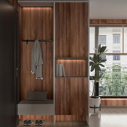 Walnut Wood Contact Paper 24x354 inch Wood Peel and Stick Wallpaper Removable Self-Adhesive Decorative Wallpaper Waterproof Thickened Wooden Texture Vinyl Wrap for Furniture Covering - size: 24" x 354"