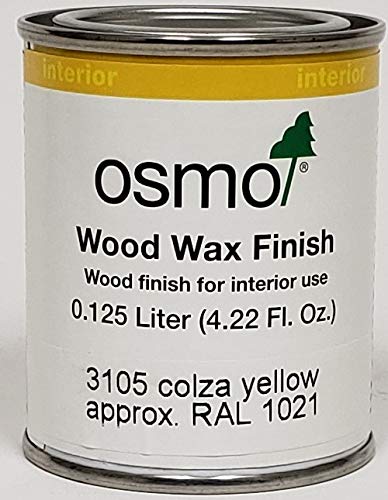 osmo Wood Wax Colza Yellow 3105 - .125l - color: Colza Yellow, size: .125 Liter