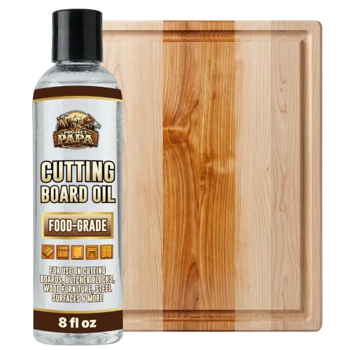 USP Food Grade Mineral Oil for Cutting Boards & Butcher Blocks, 100% Pure