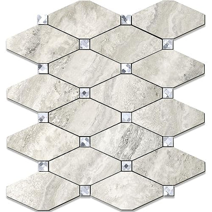 STICKGOO Peel and Stick Backsplash, 10 Sheets Beige Stone Texture Stick on Backsplash, Self Adhesive Wall Tile Sticker - color: Beige Stone Texture