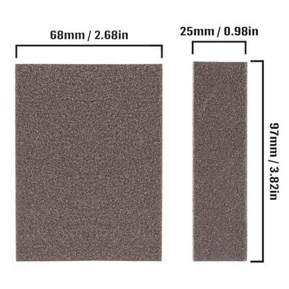 Sanding Sponge 60 80 100 120 150 180 220 Grit Reusable and Washable Wet Dry Sand Block Coarse Medium Fine Sandpaper Blocks for Wood Drywall Metal Crafts (Pack of 7 Pcs)