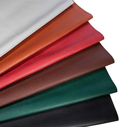 TORRAMI Soft Faux Leather Fabric, 1 Yard 54 x 36 in, Gray PU Leather - color: Gray, size: 1 Yard (54 x 36 inch)