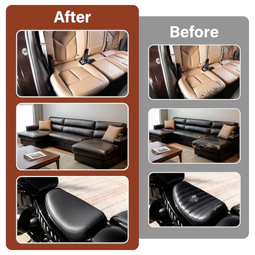 Marine Vinyl Fabric, Upholstery Faux Leather Fabric by The Yard, 1.05mm Lychee Texture Leather Sheets for Sofa Chairs Handbags Hair Bows Earrings Crafts (2 Yards 72''X 54'', Brown) - color: Brown, size: 2 Yard