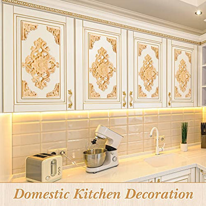 Vicenpal 20 Pcs Wood Appliques and Onlays for Furniture