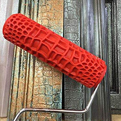 7'' Texture Roller, Classic Brick Pattern Embossed Paint Roller