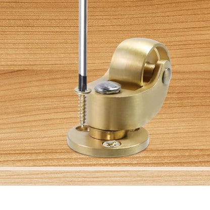 Semetall 1-Inch Solid Brass Swivel Caster for All Floor Mat Set of 4 - style: A-163
