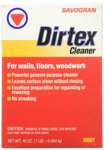 Savogran Dirtex All Purpose Cleaning Powder - 16oz No Rinse Powder Cleanser, Stain, & Rust Remover for Walls, Floors, Woodwook, & Stainless Steel - Powder Cleaner for Bathroom, Kitchen, & Outdoor Use