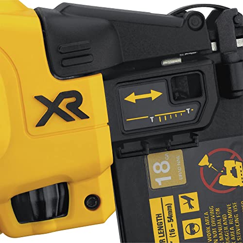 DEWALT 20V MAX* Cordless Brad Nailer Kit, 18GA (DCN680D1)