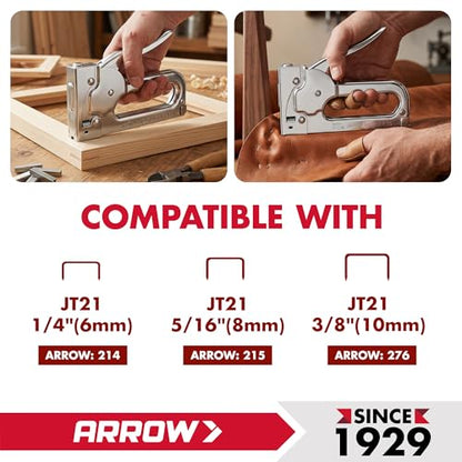 Arrow JT21CM Professional Light-Duty Staple Gun - size: 1-Pack
