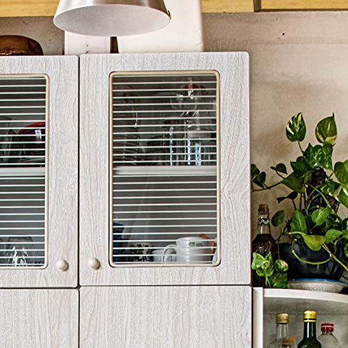 White Wood Wallpaper Wood Grain Contact Paper for Cabinet11.8’’236’’ - size: 11.8"W x 236.2"L