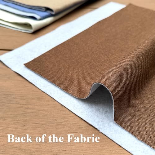 LaSilk- Premium Upholstery Fabric by the Yard, 57" Wide Thicken Faux Linen Fabric for Couch, Sofa, Chair, Pillow Cover (Light Grey, 1 Yard) - color: Light Grey, size: 1 yard