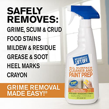 Lift Off Surface Cleaner & Paint Prep, 22 fl oz, 42022 (Pack of 6) - size: 22 Ounce (Pack of 6)