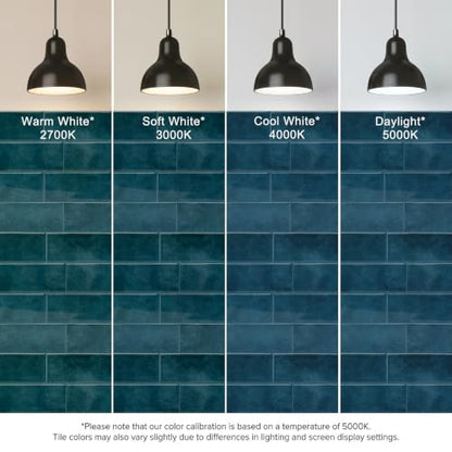 Thicker Design Peel and Stick Backsplash Tile，Self Adhesive Wall Tiles for Kitchen & Bathroom (10 Sheets, Lake Blue) - color: Lake Blue