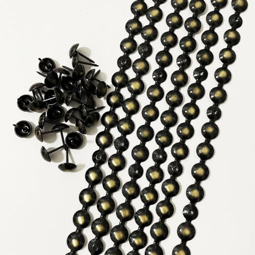 5Meters Upholstery Tacks Strips/Decorative Nail Strings (11mm Bronze) - color: 11mm Bronze