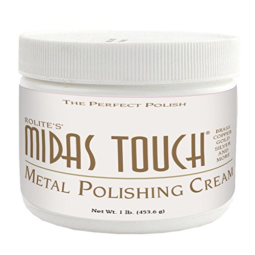 Rolite Midas Touch Metal Polishing Cream 1 Lb for Silver Gold Brass Copper Chrome Non-toxic Jewelry Restoration - size: 16 Ounce (Pack of 1), style: 1 Pack