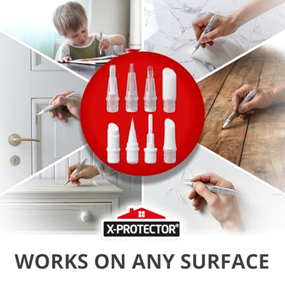 X-Protector Brush Tips for Fillable Touch Up Paint Pen Kit - 8 PCS Pack - style: Pack of 8, Brushes for Fillable Version