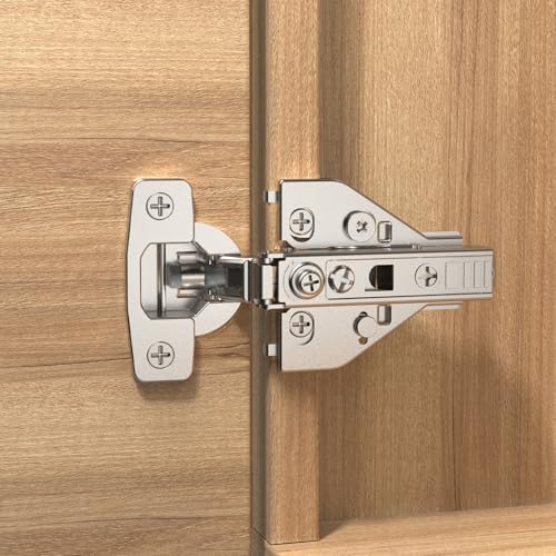 Furniware 10 Pack Full Overlay Soft Close Cabinet Hinges,45~110° Open Angle