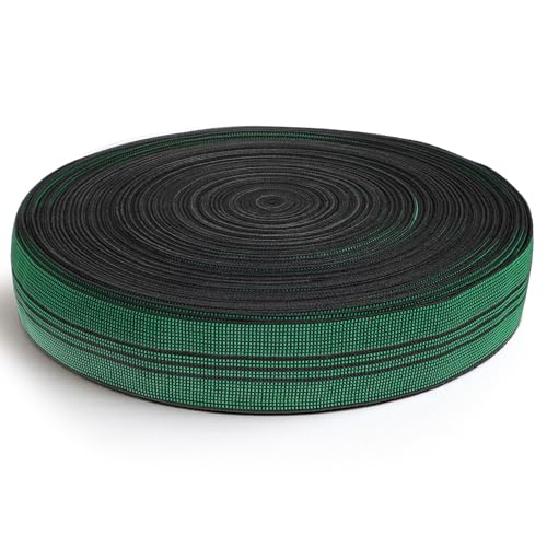 Elastic Webbing High Elasticity Upholstery Webbing 2" Wide 82ft Long Latex Band DIY Sofa Chair Couch Repair Material Stretchy Spring Alternative Furniture Restoration Elastic Strap