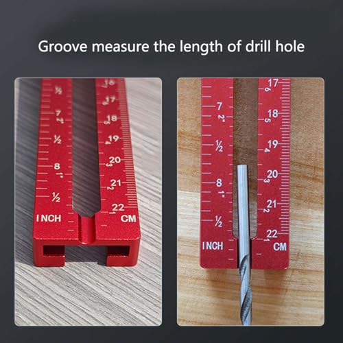 Buachois Cabinet Hardware Jig,Adjustable Cabinet Template Tool for Knobs,Handles and Pulls,Punch Locator Drill Guide,Precise Woodworking Drill Guide for Drawer Cabinet Installation