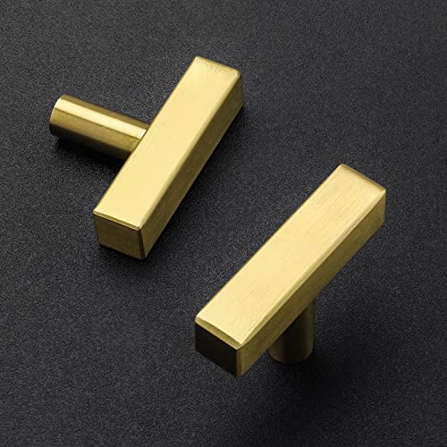 Ravinte Gold Cabinet Handles 2 Inch 20 Pack, Square Cabinet Pulls - size: 2 Inch Total Length