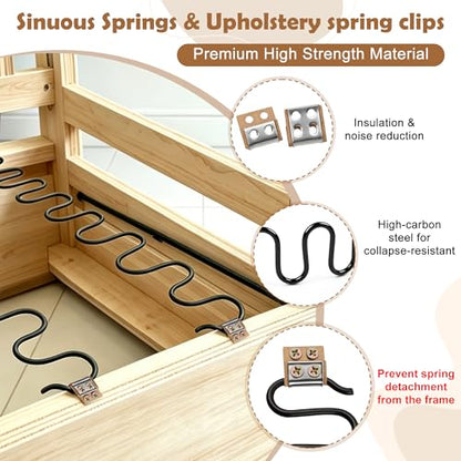 Couch Spring Repair Kit to Fix Sofa Support for Sagging Cushion