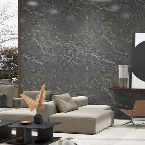 Gray Stone Marble Contact Paper Peel and Stick kitchen Counter top Wallpaper32"x354" Granite Light Brown Textured Waterproof Sticker for Barthroom Restroom Countertops Backsplash Vinyl Wrap Wall Paper - color: Grey gold, size: 32" x 354"