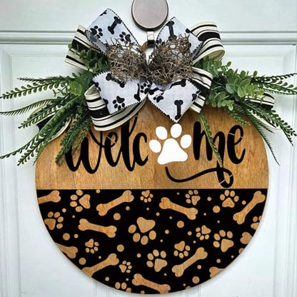 Welcome Stencils for Painting on Wood Doormat Half Round Stencils for Craft