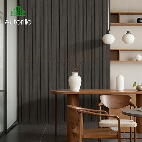 Acoustic Panels,4 Pack 47.2”x23.6” Sound Panels,Rustic Walnut - color: Rustic Walnut, size: 4 PACK