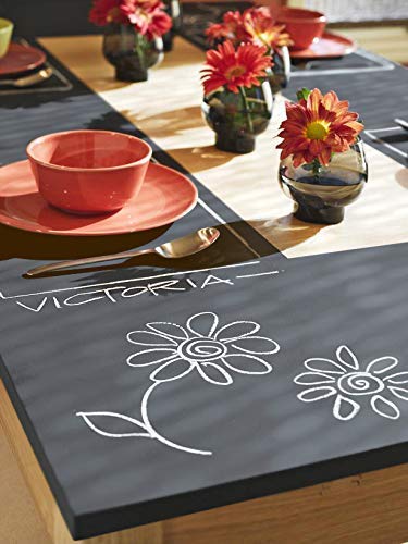 Chalkboard Blackboard Paint - Matte Finish [Grey] - (8.5oz Cover 32 sf) - color: Gray, style: 8.5oz Metal Can