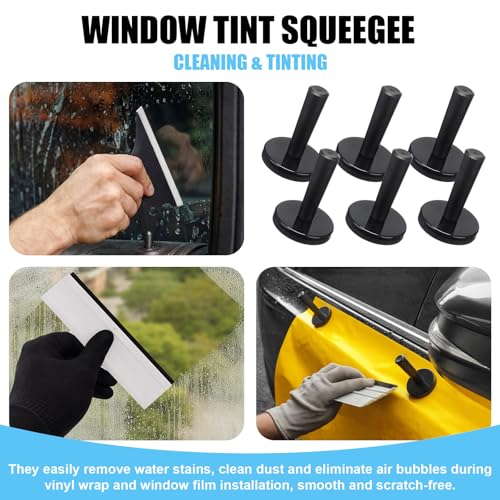 Boao 65 Pcs Car Vinyl Wrap Applicator Tool Kit Car Wrapping Tools Window Tint Tools with Gloves Vinyl Wrap Magnetic Holder for Window Wrapping Tinting