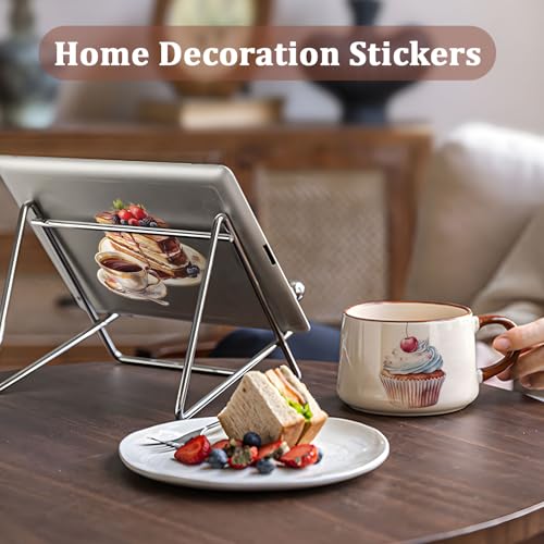 WANDIC 3 Sheets Baking Rub on Transfer Stickers Cake Decals Waterproof Stickers Furniture Decals,15 * 30cm - color: Baking