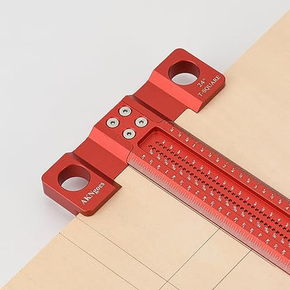 Precision Woodworking T Square 24inch, Reference Square for Layout & Setup - style: 24 inch