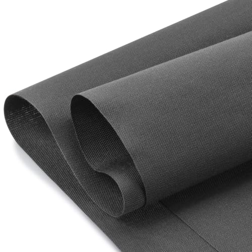 Waterproof Canvas Fabric by The Yard 600D Upholstery Outdoor Fabric 58" W - color: Dark Grey