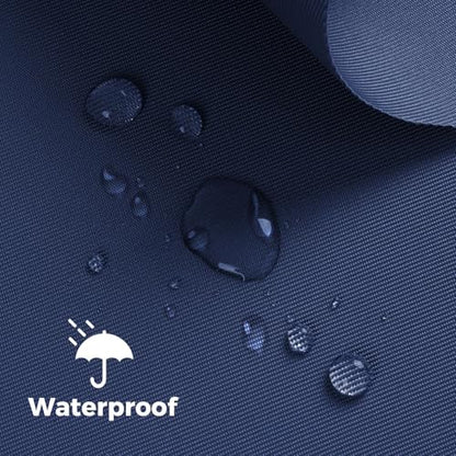 Waterproof Nylon Fabric 420D Twill Fabric by the Yard 58x180 Inch Navy Blue - color: Navy Blue, size: Pre Cut 5 Yard