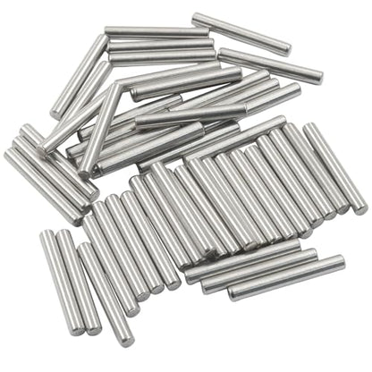 50Pcs 304 Stainless Steel Dowel Pins M4 x 30mm - size: M4x30mm