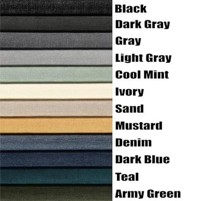 Henriksdal Chair Cover Solid Color Durable Heavy Weight Chenille Fabric Slipcover for Henriksdal Dining Chair (Army Green, Single) - color: Army Green