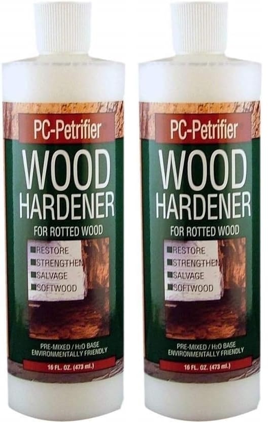 PC Products PC-Petrifier Water-Based Wood Hardener, 16 Fl Oz (Pack of 2) - size: 16 Fl Oz (Pack of 2)