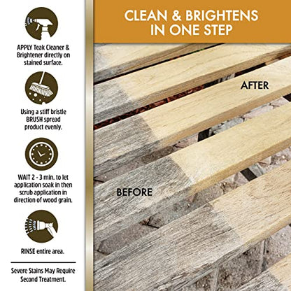 STAR BRITE Teak Oil, Premium Teak Care & Restoration - style: Complete Kit