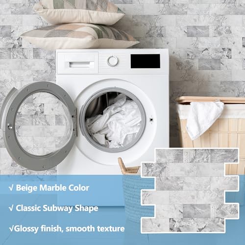 2026 New Upgrade Peel and Stick Backsplash Tile, Peel and Stick 11.34" X 11.57" Wall Tile for Kitchen, Bathroom, Fireplace, Laundry (Gray Stone, 10 Packs) - color: Gray Stone