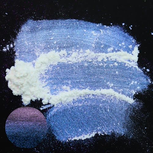 Matio Chameleon Mica Powder, 1.06oz/ 30g Galaxy White Chrome Powder - color: W-Galaxy