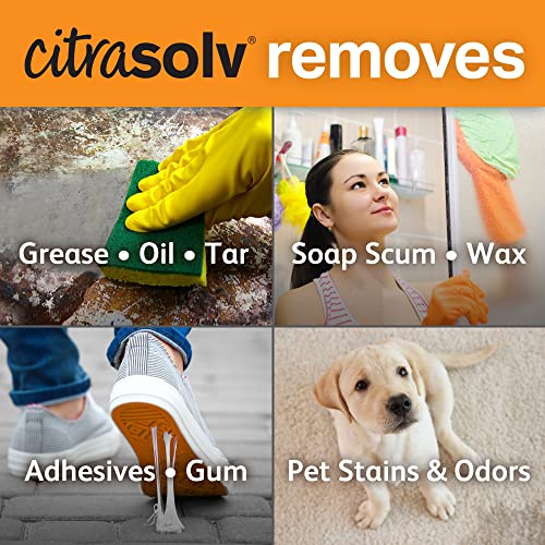 Citra Solv Concentrated Cleaner & Degreaser, Deodorizer, Home & Outdoor, Adhesive Remover, Paint Thinner, Natural Orange Oil, Valencia Orange 8 Fl Oz - size: 8 Fl Oz
