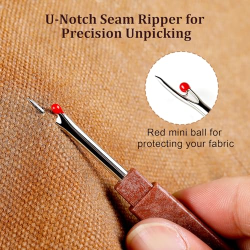 LIBLAIN Sewing Kit with Big Eye Steel Needles for Adults - size: Combo Pack