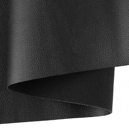 Black Faux Leather,Marine Vinyl Fabric,Pleather Sheets for Crafts. - color: Small Lychee Black, size: 1 Yard