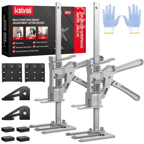 Kolvoii Labor Saving Arm Jack 2 Pack, 10 in Lift Range, Hand Lifting Jack - size: Large
