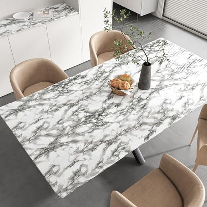 VEELIKE Modern Black and White Marble Contact Paper for Countertops Waterproof Peel and Stick Countertops 24''x118'' Self Adhesive Vinyl Countertop Contact Paper Marble Wallpaper for Kitchen Bathroom - size: 24''x118''