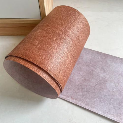 Natural Wood Veneer, Thin Wood Sheets, Refurbished of Furniture/Guitar/Speaker/Automotive Interior, Handmade DIY (Sapele R) - color: Sapele R / 9″ x 90″