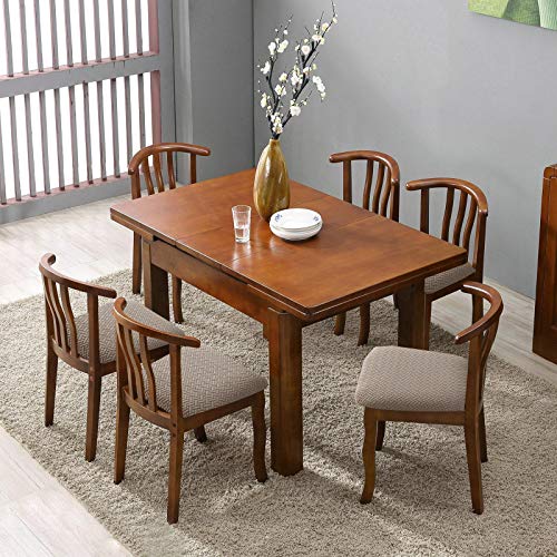 Genina Seat Covers for Dining Room Washable Chair Seat Slipcovers Set of 6 - color: Taupe, size: 16-20in Not waterproof