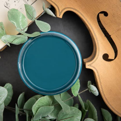 Dixie Belle Paint Company Chalk Mineral Paint - Antebellum Blue (4oz) - color: Antebellum Blue, size: 4 Fl Oz (Pack of 1)